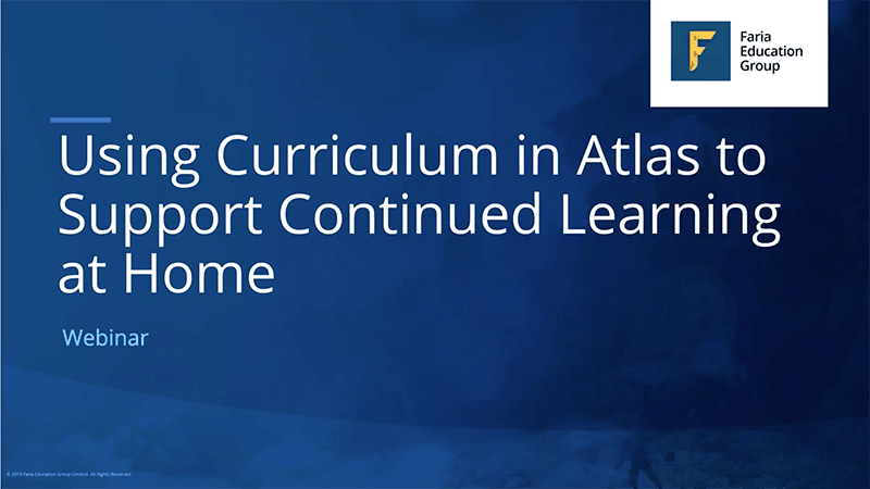 Resource Library 89 Using Curriculum in Atlas to Support Continued Learning at Home