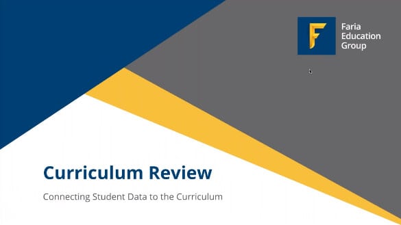 Resource Library 33 Curriculum Review: Using Student Data to Update the Curriculum