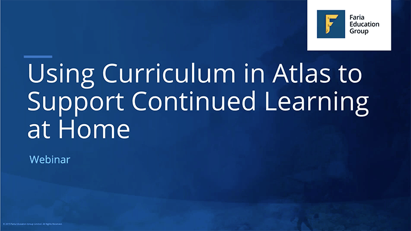 Using Curriculum in Atlas to Support Continued Learning at Home