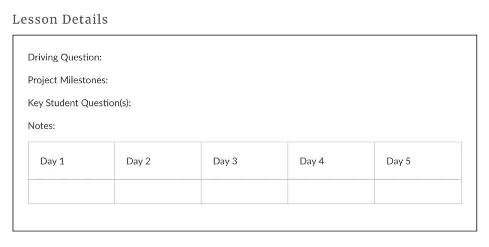 Lesson Planning Template Examples 9 Picture1 6