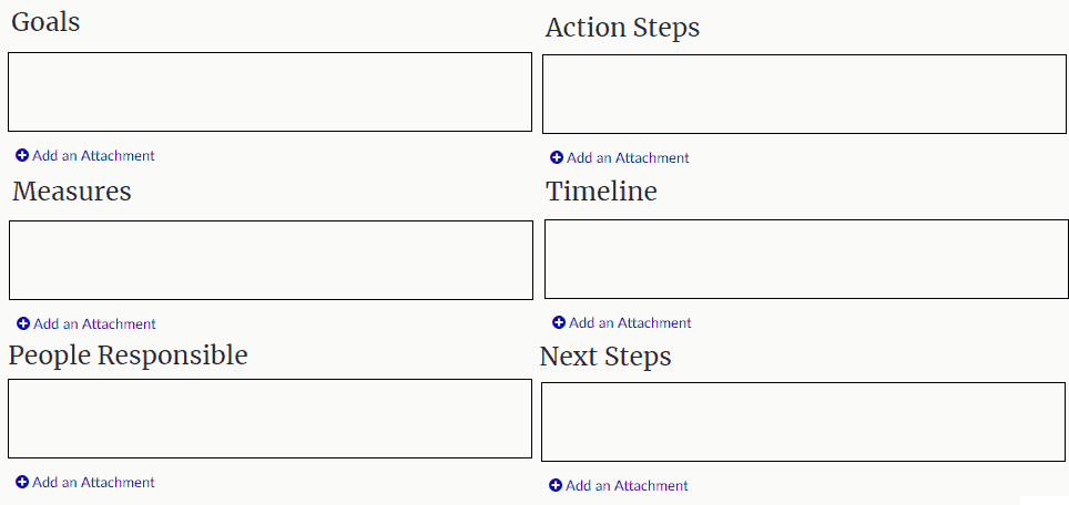 planning template